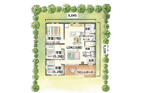 それぞれの部屋の垣根も低く、コミュニケーションもスムーズに